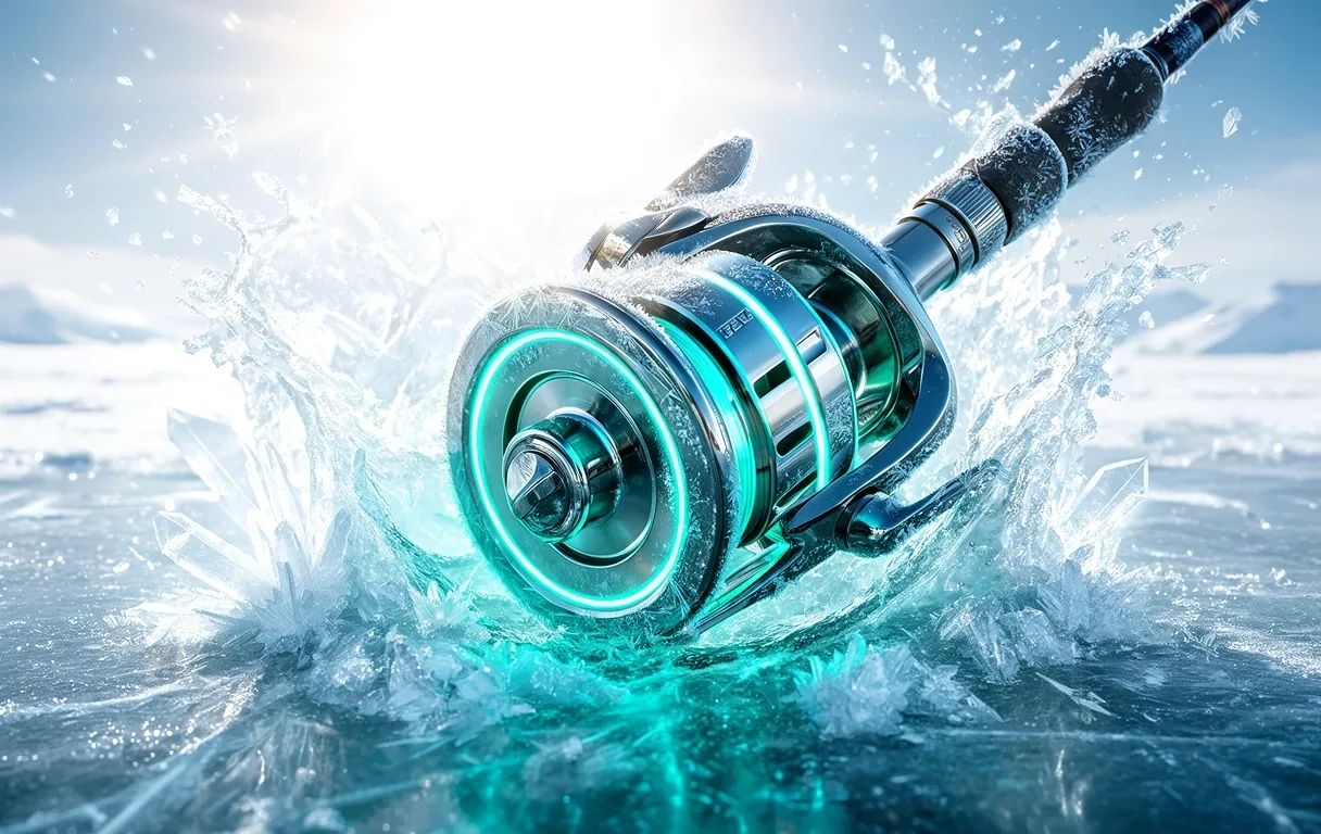 Icy water splash